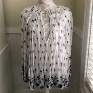 Free people sheer floral top
